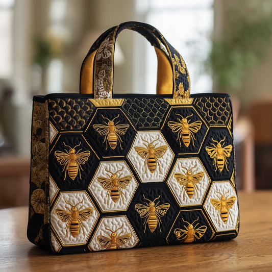 The Honeybee Charm Quilted Tote 1772