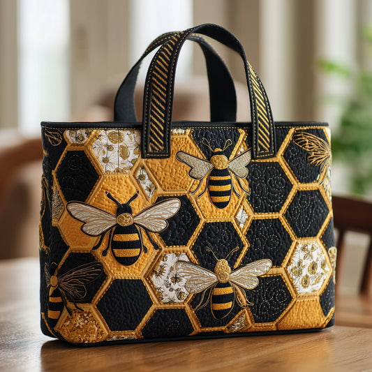 The Honeybee Charm Quilted Tote 1775