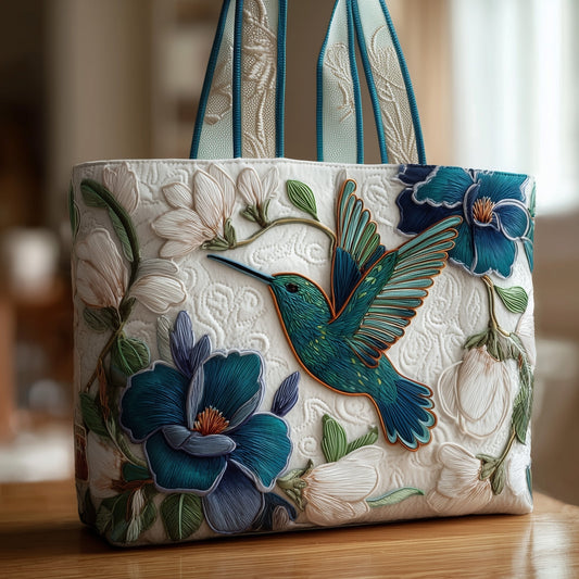 The Hummingbird Quilted Tote Bag 1786