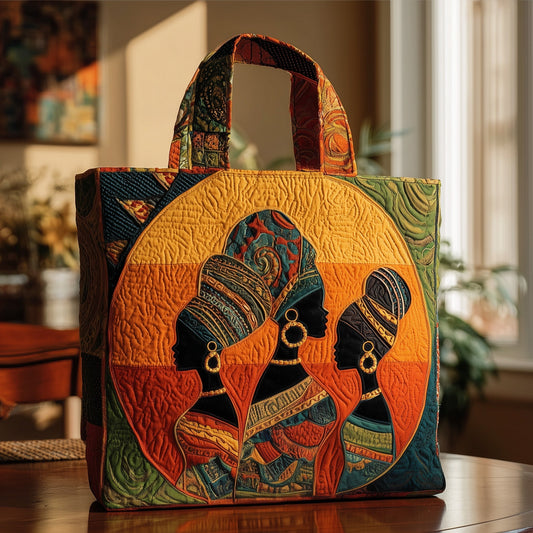 The Melanin Pride Quilted Tote 1838
