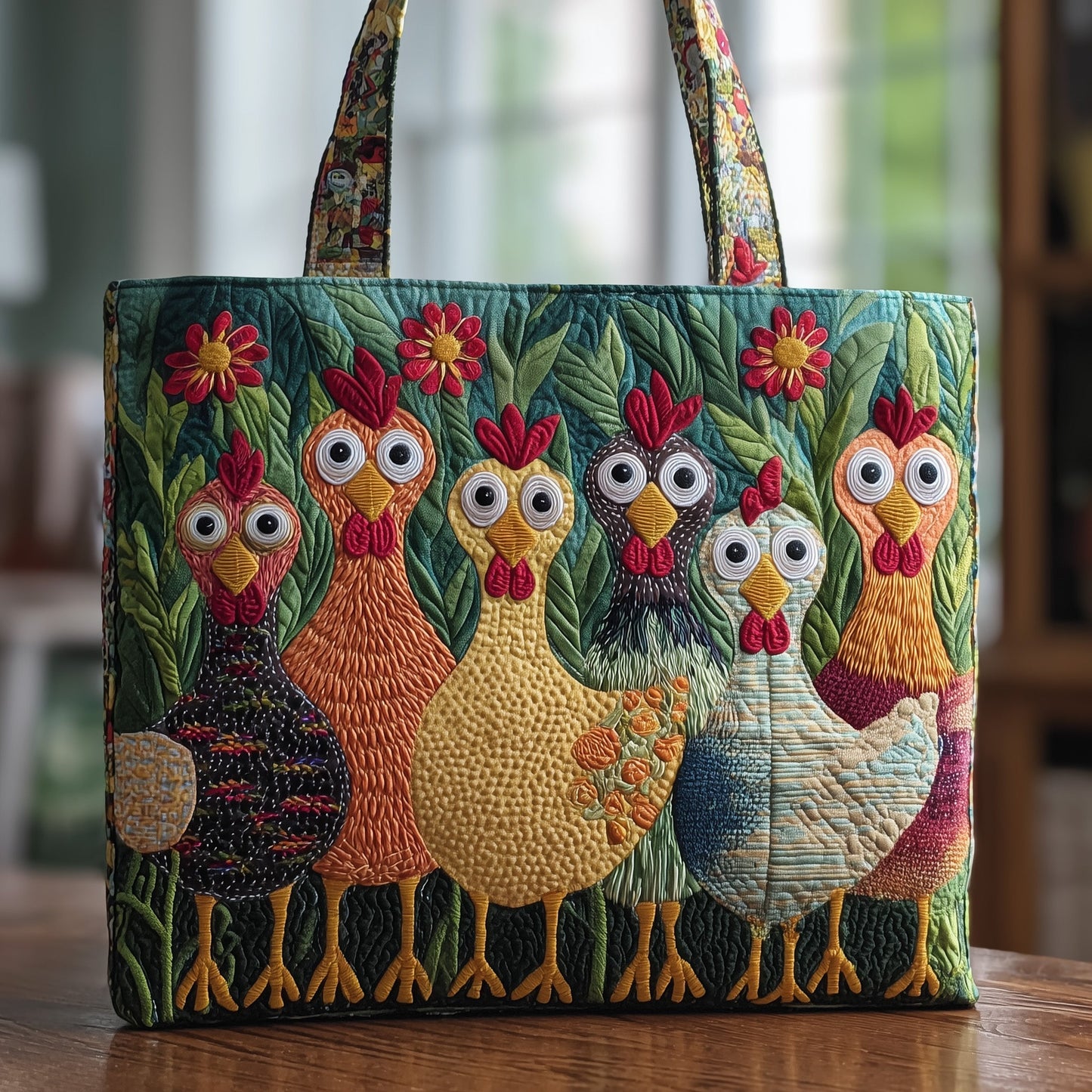 Everyday Funky Chicken Tote Bag