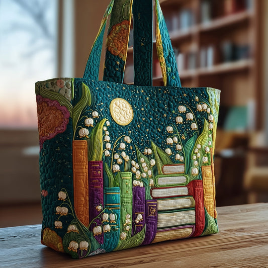 Lily Of The Valley Quilted Tote
