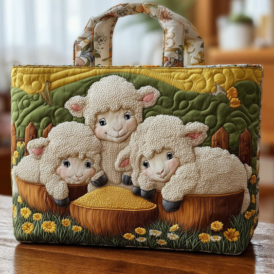 The Cozy Sheep Quilted Tote 2221