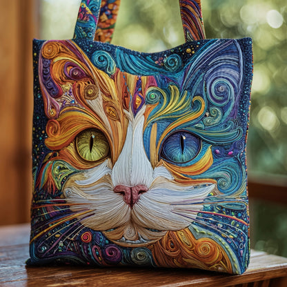 The Mystic Cat Quilted Tote 2421