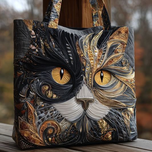 The Mystic Cat Quilted Tote 2423