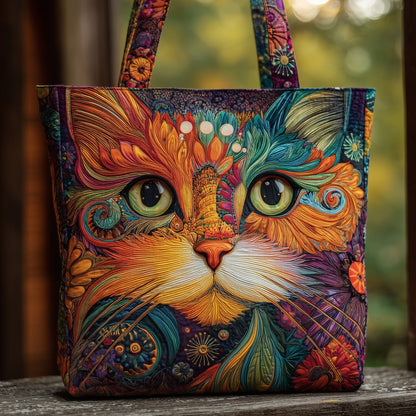 The Mystic Cat Quilted Tote 2428