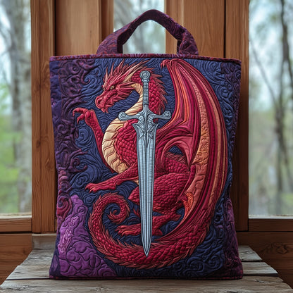 The Dragon Legend Quilted Tote
