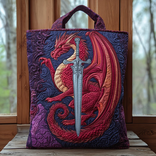 The Dragon Legend Quilted Tote