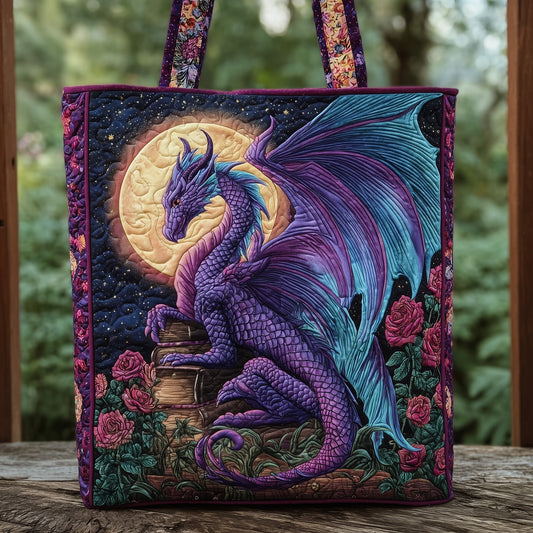 The Mystical Dragon Quilted Tote