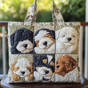 The Schnauzer Charm Quilted Tote 2468