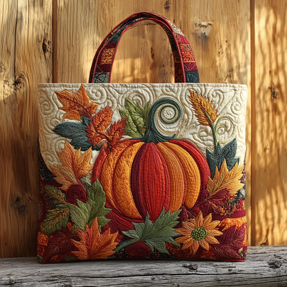 Everyday Autumn Vibe Quilted Tote