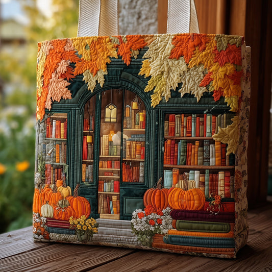 Autumn Leaves Books Tote Bag