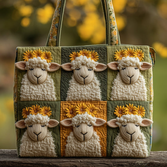 Everyday Farmhouse Quilted Tote Bag