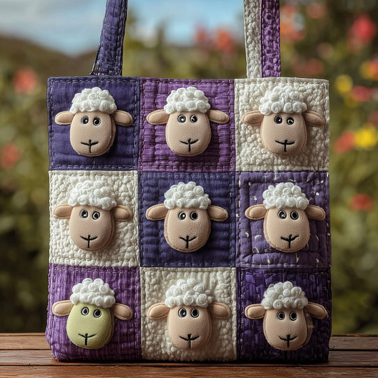 The Sheep Patch Quilted Tote
