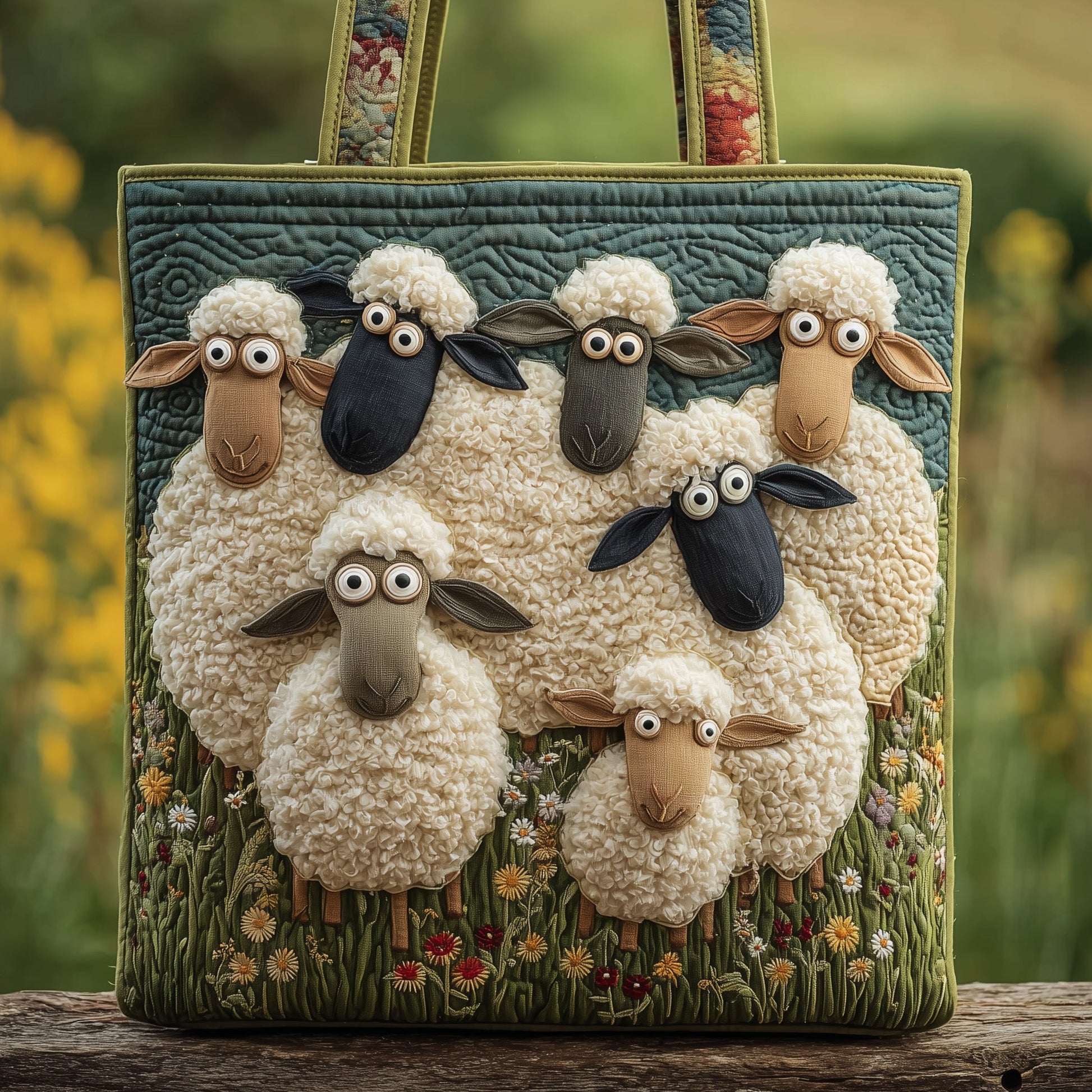 The Sheep Haven Quilted Tote