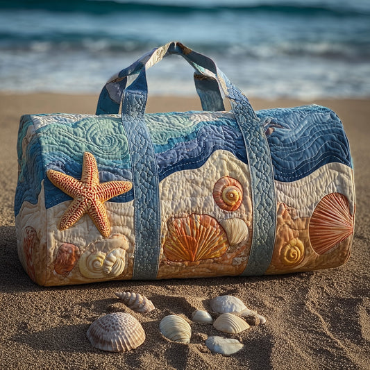 The Seashell Charm Quilted Tote