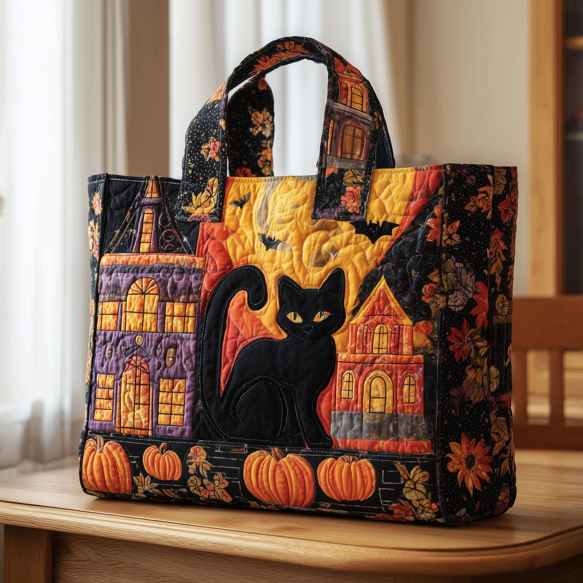 The Black Cat Tote Bag