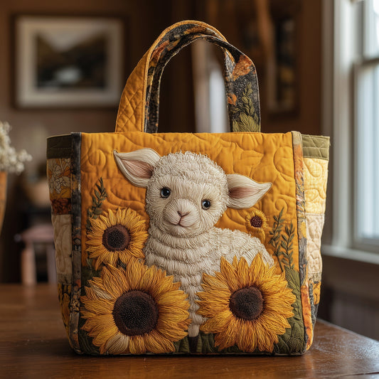 The Sweet Lamb Quilted Tote