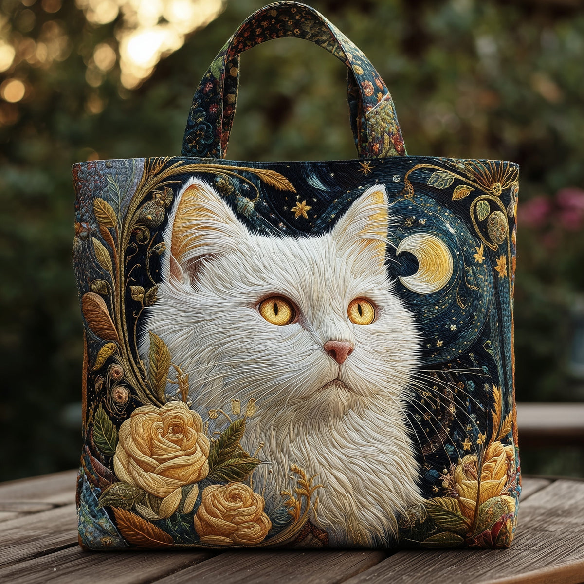 The Elegant Meow Tote Bag