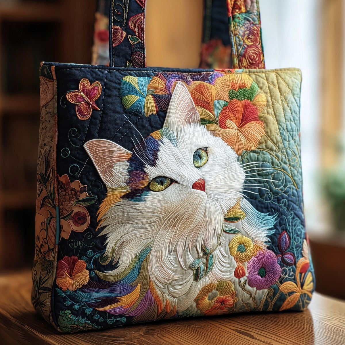 The Elegant Meow Tote Bag