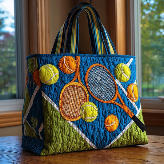 The Tennis Game Quilted Tote