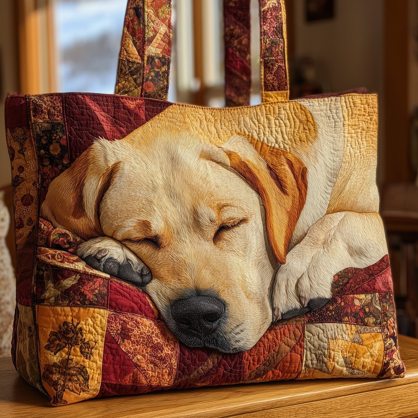 The Labrador Dream Quilted Tote