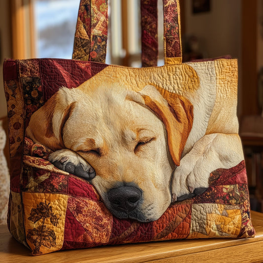 The Labrador Dream Quilted Tote