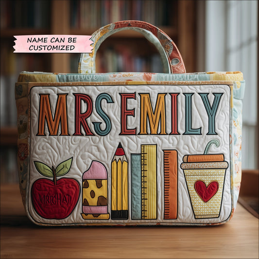 The Teacher'S Everyday Quilted Tote