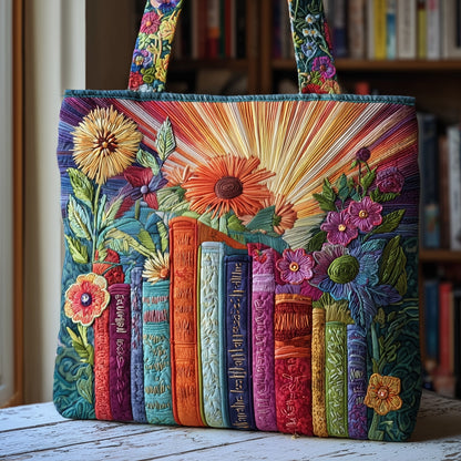 The Bookish Garden Quilted Tote