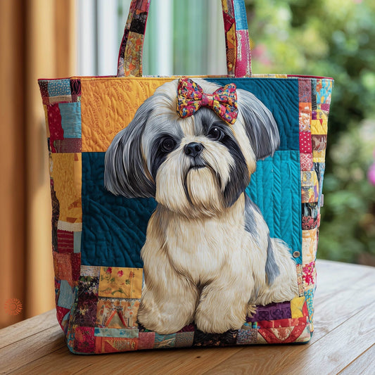 Everyday Dog Quilted Tote Bag