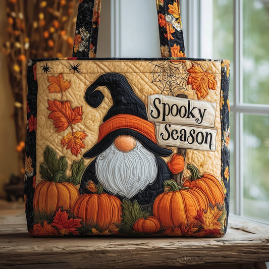 Autumn Gnome Pumpkins Tote Bag