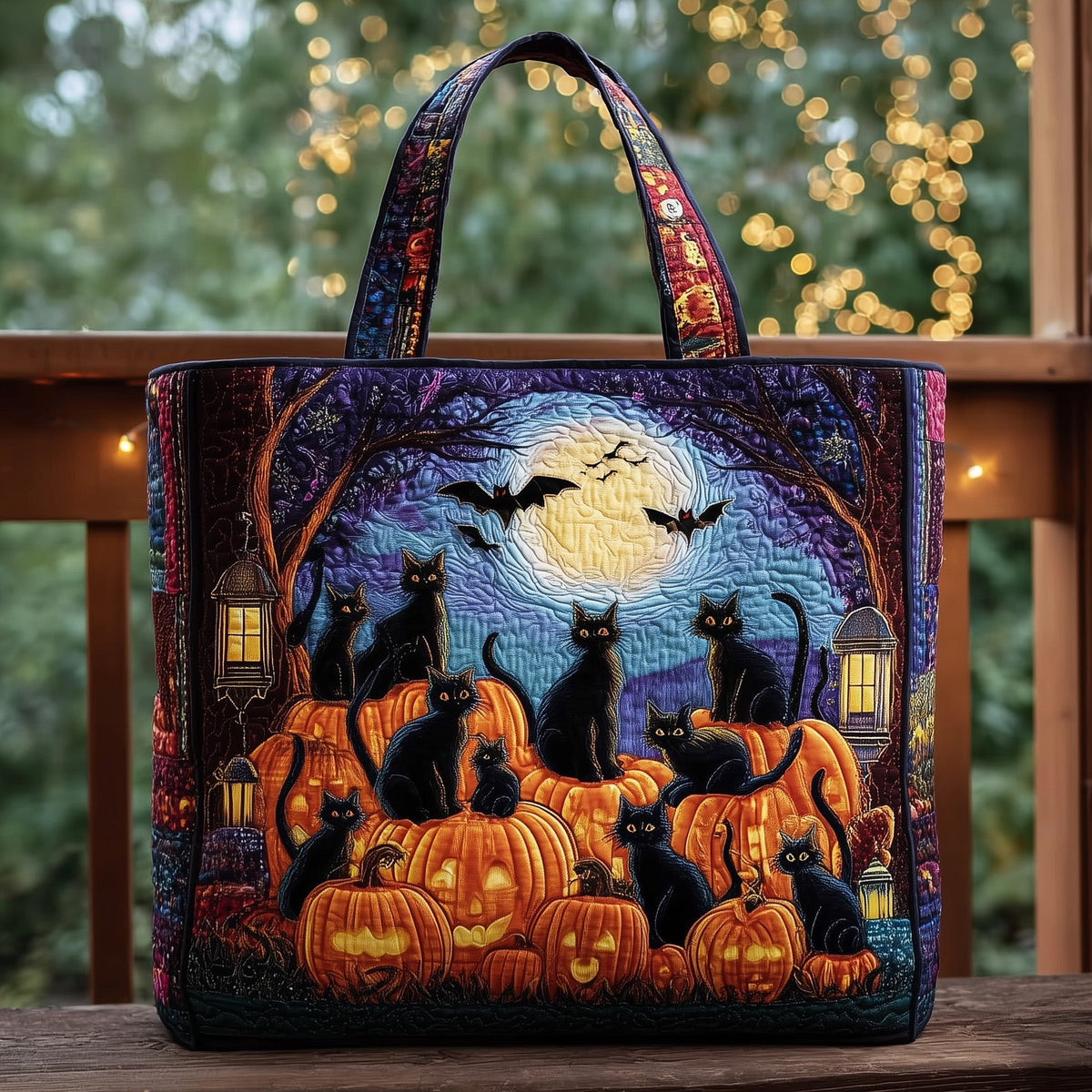 The Midnight Cat Tote Bag