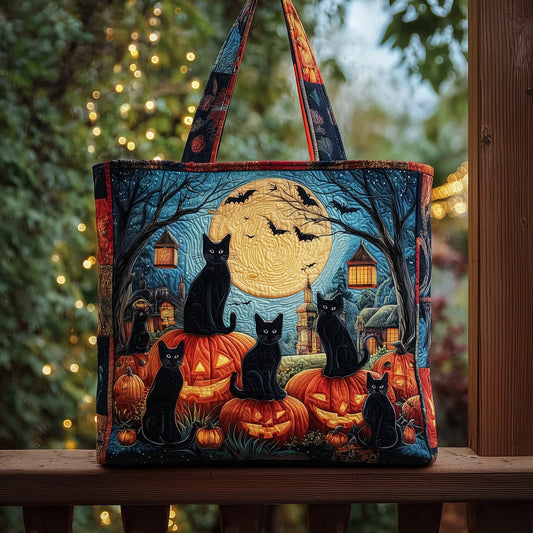 Everyday Autumn Quilted Tote Bag