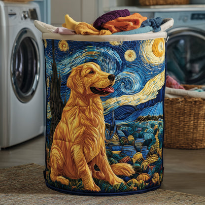 Golden Retriever Laundry Tote Bag
