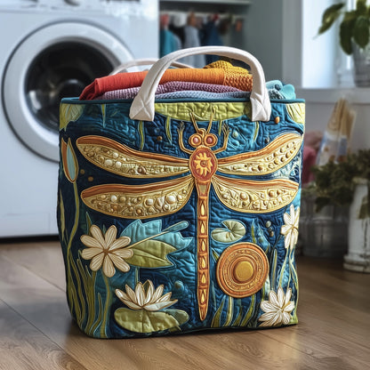 Dragonfly Laundry Basket Tote Bag