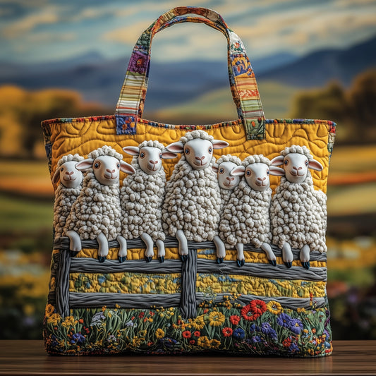 Sheep Farm Animals Tote Bag