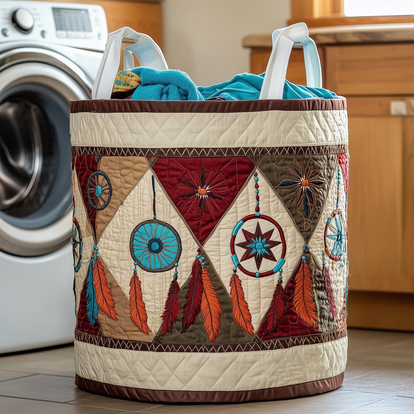 Tribal Soul Dreamcatcher Quilted Tote
