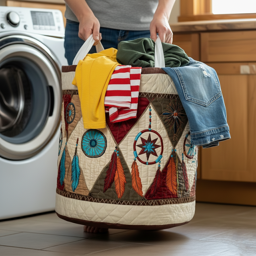 Tribal Soul Dreamcatcher Quilted Tote
