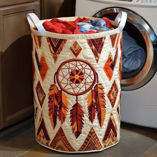 The Tribal Soul Dreamcatcher Quilted Laundry Basket Tote