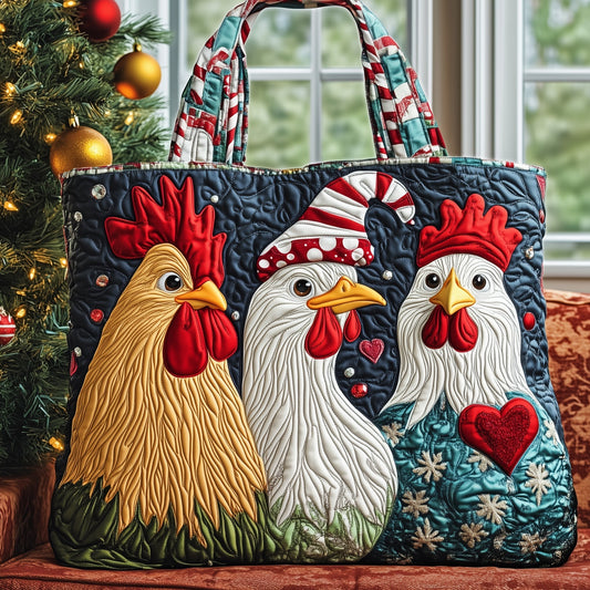 Everyday Rooster Trio Tote Bag