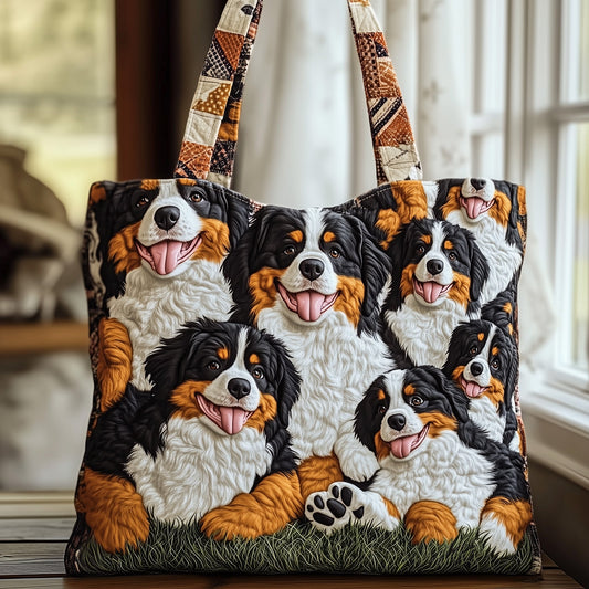 Bernese Mountain Dogs Tote Bag