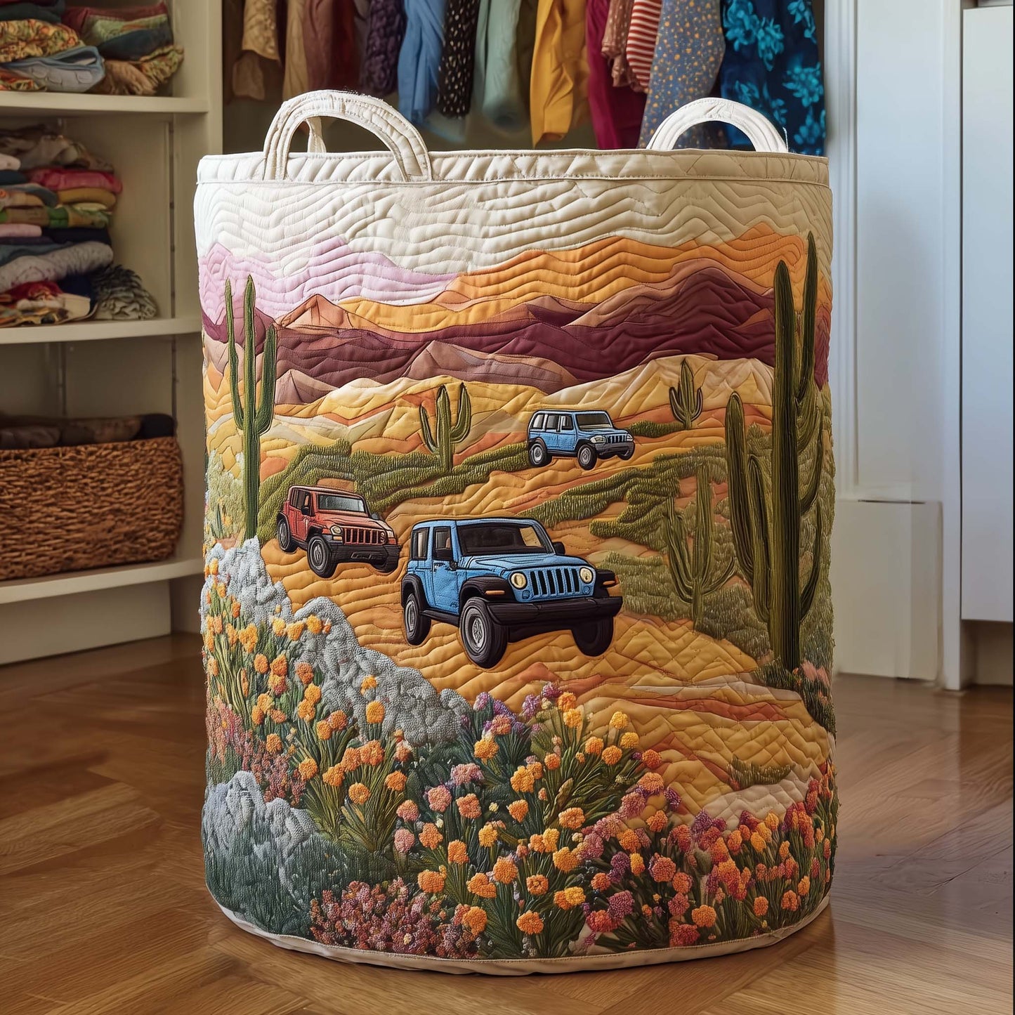 Everyday Cactus Quilted Tote Bag