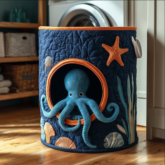The Octo Explorer Quilted Laundry Basket Tote 8037
