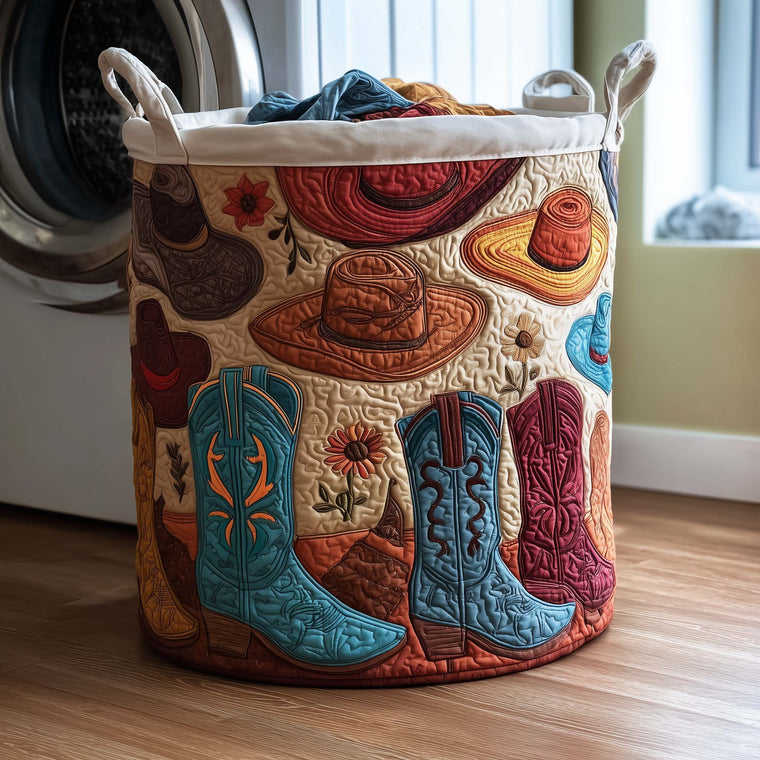 Rodeo Roundup Laundry Quilted Tote