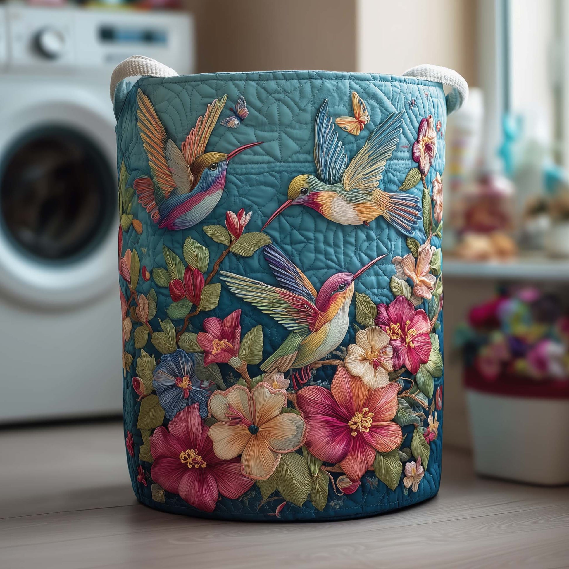 Everyday Hummingbird Quilted Tote Bag