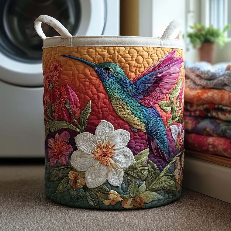 Hummingbird Charm Laundry Tote Bag