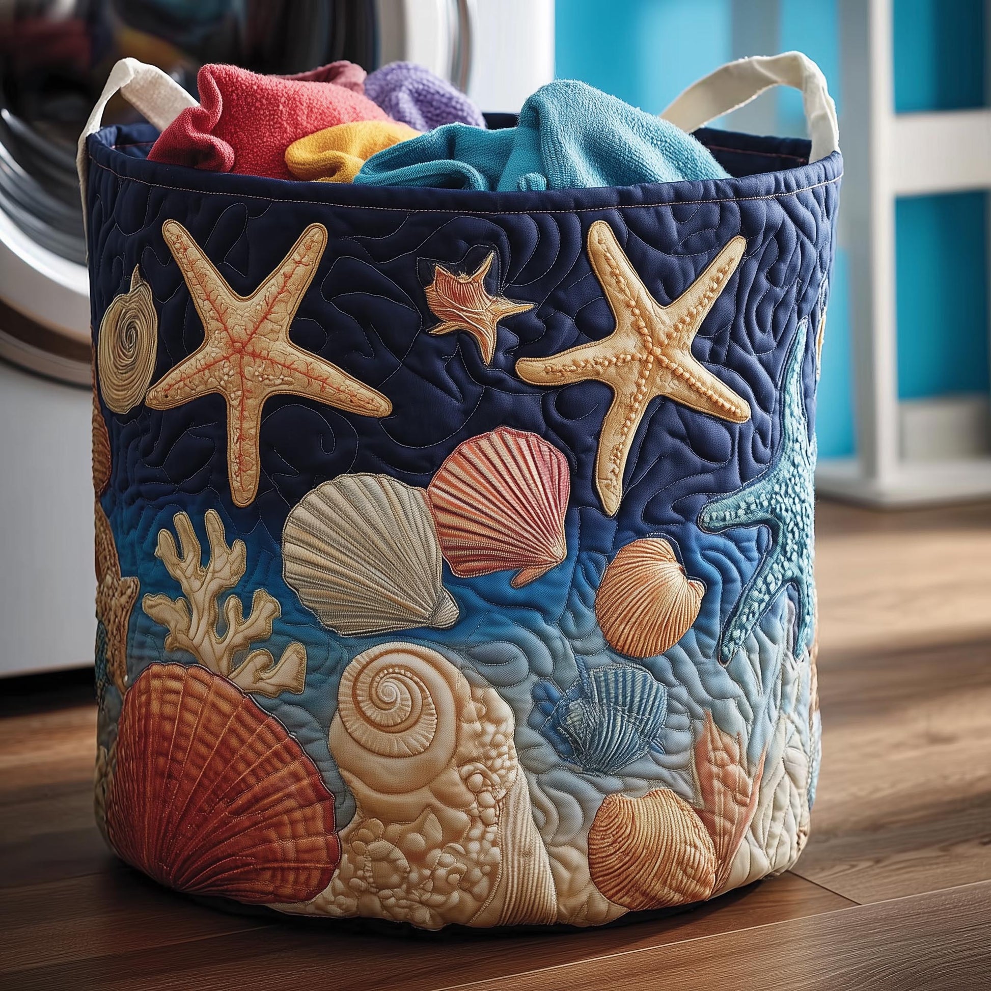Ocean Breeze Laundry Tote Bag