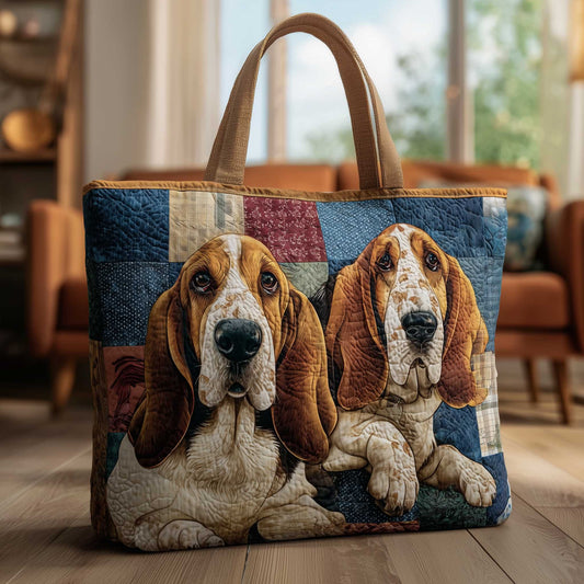 Basset Hound Dogs Tote Bag