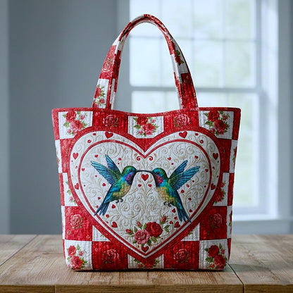 Everyday Hummingbirds Heart Tote Bag