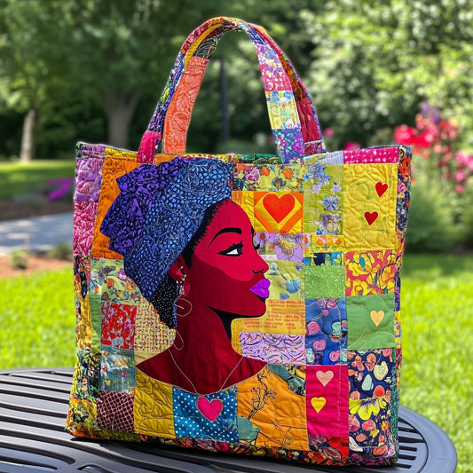 The Proud Queen Quilted Tote